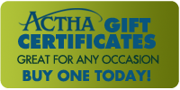 ACTHA - Gift Certificates