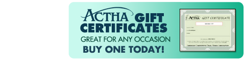 ACTHA - Gift Certificates